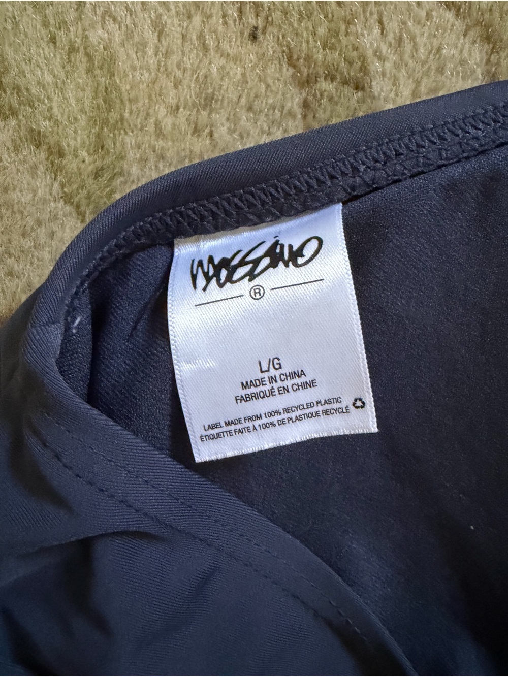 Mossimo navy swim tankini top - Picture 4 of 4